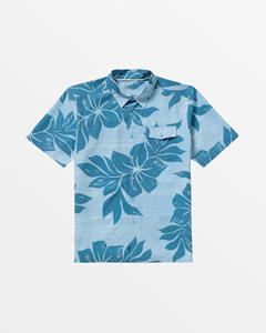 Chemises Hawaïennes d'été pour hommes à manches courtes en tricot 100% polyester, imprimées personnalisées, décontractées, pour les vacances, avec logo personnalisé - Product Image 4