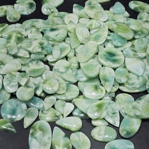 Lot de cabochons en héminorphite chatoyante, vente en gros de pierres précieuses en héminorphite pour la fabrication de bijoux - Product Image 1