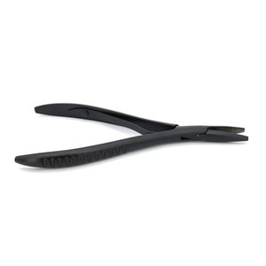 Professional Hair <b>Extension</b> Tools Black Color Flat Shape Weft Application Pliers With Teeth For <b>Beads</b> And Dreadlocks - Product Image 4