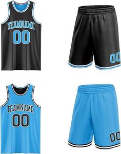 Conjunto de Uniforme de Baloncesto Sublimado de Alta Calidad con Tela de Malla Transpirable para Hombres y Equipos Juveniles, para Práctica y Competencia - Product Image 5