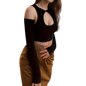 Top Corto a Cuadros para Mujer, Diseño Moderno, Verano, Manga Corta, Personalizable, Transpirable, Ecológico, de Algodón, con Logotipo Personalizado - Product Image 1