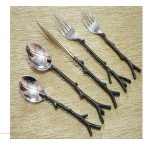 Ustensiles de cuisine, fournitures de restauration, ensemble de couverts en métal, utilisation multifonctionnelle, finition dorée, ensemble de cuillères de service alimentaire - Product Image 5