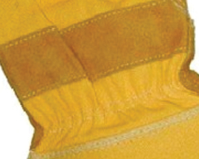 Gants de travail en cuir Holy Signs International HSI-1009, texture lisse, antidérapants, résistants à l'abrasion, avec manchette de sécurité - Product Image 4