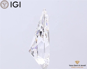 หินวีดีเกรด3.00กะรัตสำหรับนักออกแบบเครื่องประดับอัญมณีรูปทรงลูกแพร์เพชรที่โตแล้วมีความคมชัด13.26มม. VVS2 - Product Image 4