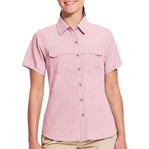 Camisas de pesca de calidad superior con cuello vuelto, transpirables y agradables al tacto, para mujer. - Product Image 5