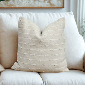 Housse de coussin tissée à la main de style marocain avec fermeture éclair, pour extérieur, 20x20 - Product Image 4