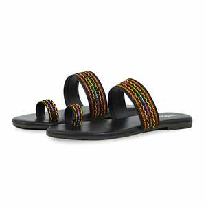 Calzado casual negro CL1907 Flats cómodo para todos los días - Product Image 3