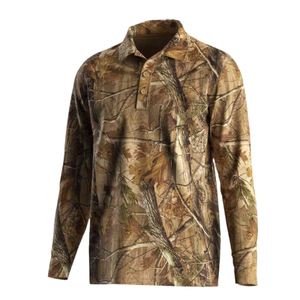 เสื้อโปโลตกปลาแบบ OEM สั่งทำพิเศษ น้ำหนักเบา สวมใส่สบายสำหรับฤดูร้อน - Product Image 3