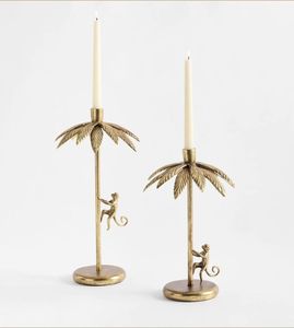 Luxury Gold Candle Holder Set Metal Candlestick Stand Marble Base Elegant Home <b>Decor</b> Wedding <b>Table</b> Centerpiece - Product Image 4