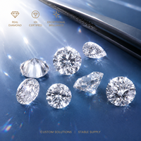 Piedras Sueltas de Diamante Cultivado en Laboratorio, Color DEF, Claridad VVS, Corte Redondo, CVD, de 0.7-3mm, Piedras Pequeñas para Engaste en Joyería