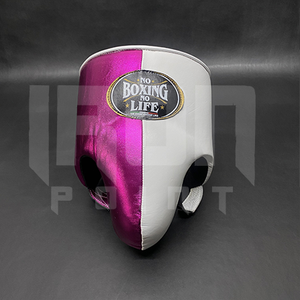 Protège-entrejambe personnalisable de haute qualité « No Boxing No Life » en cuir de vachette de première qualité, à lacets, pour l'entraînement de boxe et d'arts martiaux, épais - Product Image 6