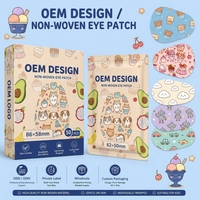 Patchs oculaires adhésifs non tissés hypoallergéniques certifiés CE de marque Recoo, imprimés sur mesure, avec emballage OEM/ODM et marque privée pour