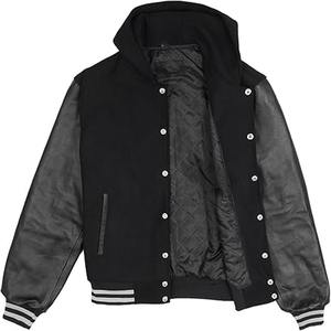 Chaqueta Universitaria Personalizada OEM Unisex, Chaqueta Bomber Transpirable y Resistente al Viento, Chaquetas Letterman Personalizadas - Product Image 5