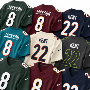 Maillot de football américain brodé pour jeunes Baltimore 8 Lamar Jackson 22 Derrick Henry, coupe courte, séchage rapide, cousu, édition limitée - Product Image 4