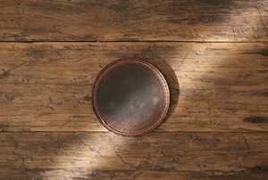 Sous-verres en cuir véritable pour la décoration de patio, résistants aux intempéries, en cuir de vachette, tapis à boissons de luxe, ensemble de vaisselle d'extérieur GLC-0145 - Product Image 1