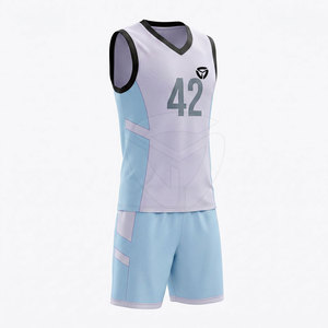 Uniforme de basket-ball moderne pour hommes avec tissu imprimé par sublimation intégrale, coutures durables pour les entraînements et compétitions sportives d'équipe - Product Image 2