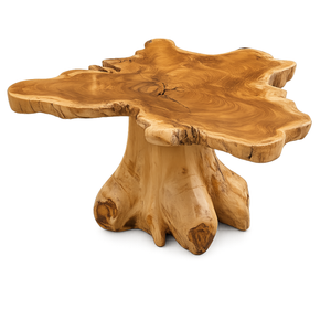 ARTERRA Luxury Irregular Stump Accent <b>Table</b> Teak <b>Root</b> <b>Coffee</b> <b>Table</b> Organic Salvaged Wood Living Room Furniture - Product Image 2
