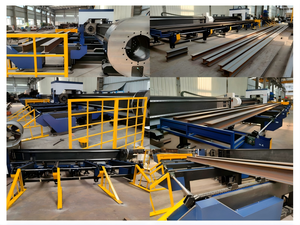 Máquina de Corte a Laser de Tubos de Alta Resistência Personalizada com 3 Mandrils para Perfis de Aço em Forma de U e Vigas H Grandes - Product Image 4