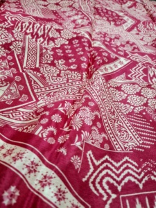 Tissu en Soie Chiffon Pure, Artisanat Organique Exquis, Broderie Florale Numérique, Couture Ethnique Haut de Gamme - Product Image 3