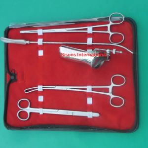ชุดเครื่องมือผ่าตัด IUD ครบชุด 5 ชิ้น ทำจากสแตนเลส สำหรับนรีเวชวิทยา สามารถนึ่งฆ่าเชื้อได้ - Product Image 2