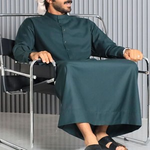 <b>Thobe</b> OEM Supplier Comfortable Long Sleeve Islamic Wear Designed for Private Label and Wholesale Buyers - Product Image 2