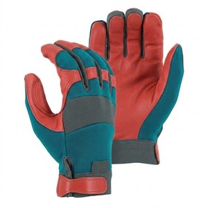 Extreme Visibility Safety Work <b>Gloves</b> Synthetic Leather Palm Breathable Spandex Back Durable Utility <b>Gloves</b> Europe 2026 - Product Image 3