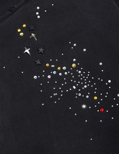 Sudadera con Capucha Oversize de Algodón 100% con Forro Polar y Pedrería, Estilo Urbano, Ajuste Regular, Ecológica, con Logotipo Personalizado de Fábrica - Product Image 2