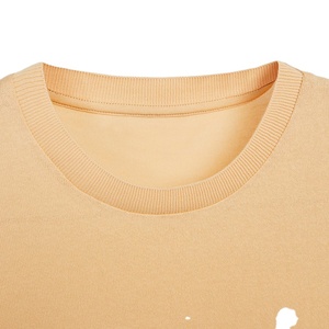 100% coton hommes T-shirt surdimensionné goutte épaule luxe qualité col rond blanc logo personnalisé conception t-shirts pour hommes - Product Image 2