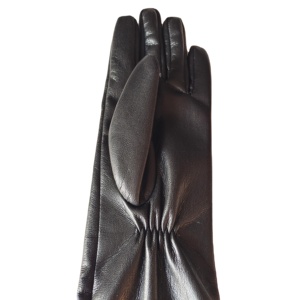 Gants longs en cuir véritable pour femme, élégants pour soirée, avec logo personnalisé, vente en gros OEM - Product Image 6