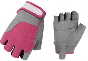 Custom Logo Microfiber Weightlifting <b>Gloves</b> with Wrist Support Half Finger Gym Workout <b>Gloves</b> Gym <b>Gloves</b> - Product Image 5