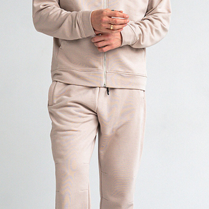 Ensemble de survêtement unisexe grande taille personnalisable pour sports d'hiver, respirant, imprimé, avec col à capuche, motif uni, décontracté, 100% coton - Product Image 5