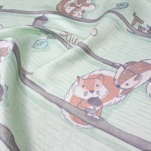 <b>Wholesale</b> Tailored Pleat European Style High-Shading Squirrel Design <b>Blackout</b> All-Season Curtains for Home Windows - Product Image 3