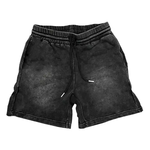 Pantalones Cortos de Algodón con Cordón para Hombre, Lavado Ácido, Estampado Puff, Personalizados, de Alta Calidad, 2026 - Product Image 5