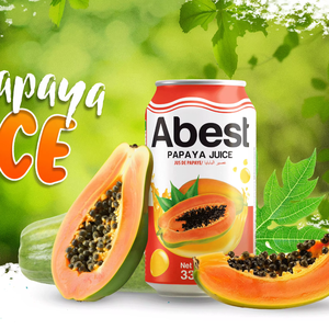 Jus de fruits tropicaux personnalisé A&B Vietnam avec pulpe de fruits frais : Jus de papaye, mangue, goyave, litchi, fruit de la passion, boissons non alcoolisées - Product Image 1