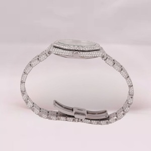 Reloj de Diamantes Moissanite de Diseño para Hombre, Más Vendido, Resistente al Agua, de Lujo, para Uso Casual y de Negocios, Disponible para la Venta - Product Image 4