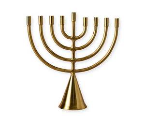 Menorah de Diseño de Hojas de Estilo Moderno para Villas, Sinagogas, Templos, Iluminación de Mesa, Uso Decorativo, Portavelas de Hanukkah - Product Image 6