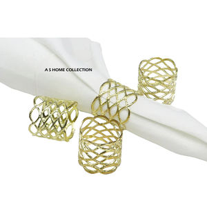 Elegante Anillo de Servilleta de Metal, Anillo Decorativo para Servilletas, Disponible en la Mejor Forma, Personalizable para el Hogar, Cocina, Restaurante, Bodas y Fiestas - Product Image 6