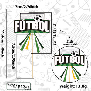 Décoration de gâteau sur le thème du football - Product Image 6