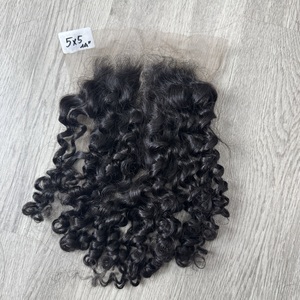 ผมต่อเป็นลอนสำหรับผมต่อผมหยักศกสีธรรมชาติ1B ง่ายต่อการสวมใส่ - Product Image 4