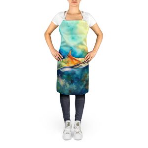 Sting Ray Unisex Large Multicolor <b>Kitchen</b> Server <b>Apron</b> for Cooking Baking Crafts Gardening-Adult <b>Women</b> and Men - Product Image 2