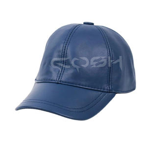 Proveedor de Gorras de Béisbol de Cuero Verde Genuino de Alta Calidad de Pakistán - Product Image 5
