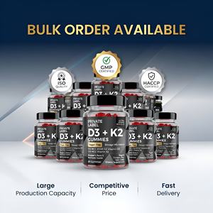 Gomitas de Vitamina D3 + K2 Sin Azúcar, Suplemento Dietético, Certificado GMP, Fabricante OEM - Product Image 6