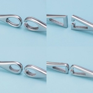 1 Pince à Piercing Professionnelle en Acier Chirurgical pour Nombril, Oreille, Septum, Lèvre, Auto-Bloquante, avec Aiguille de Piercing – Kit d'Instruments - Product Image 3