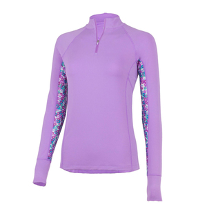 Chemise d'équitation de luxe moderne haut de gamme pour femme, légère, décontractée, unie, avec logo brodé, fermeture éclair, séchage rapide, extensible - Product Image 6