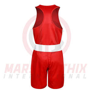 Uniforme de boxeo personalizado con color y logotipo para unisex, nueva moda, conjunto de camiseta y pantalones cortos de boxeo de la mejor calidad a precio de mayoreo. - Product Image 3