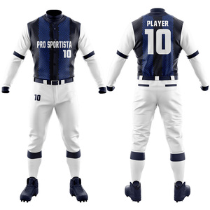 Custom Team Logo High Performance Baseball Jersey and Pants <b>Set</b> Wholesale Supplier Personalized Baseball Uniform - Product Image 1