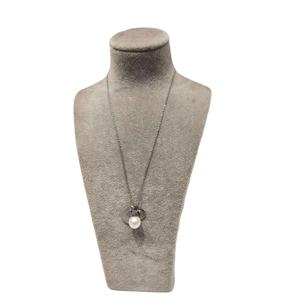 Chaîne en argent de pureté 92.5 avec pendentif en perles d'eau douce Bijoux fins pour fêtes et événements pour femmes et filles - Product Image 1