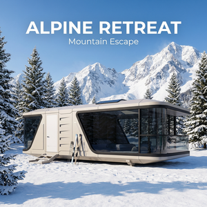 Casa Cápsula Espacial de Acero de Lujo Lista para Enviar, Casa Móvil de 20 pies, Oficina Modular Moderna, Edificio Contenedor, Hotel, Baño - Product Image 2