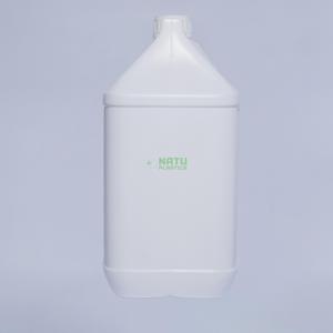 Bidon en plastique de qualité alimentaire 10L (un gallon) pour eau ou huile, carré ou rond, type jerrycan, facile à transporter, avec poignée - Product Image 5