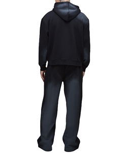 Survêtement Personnalisé Lavage à l'Acide avec Broderie avec Applique pour Hommes, Poids Lourd, Délavé au Soleil, Surdimensionné en Polyester/Coton Solide - Product Image 3